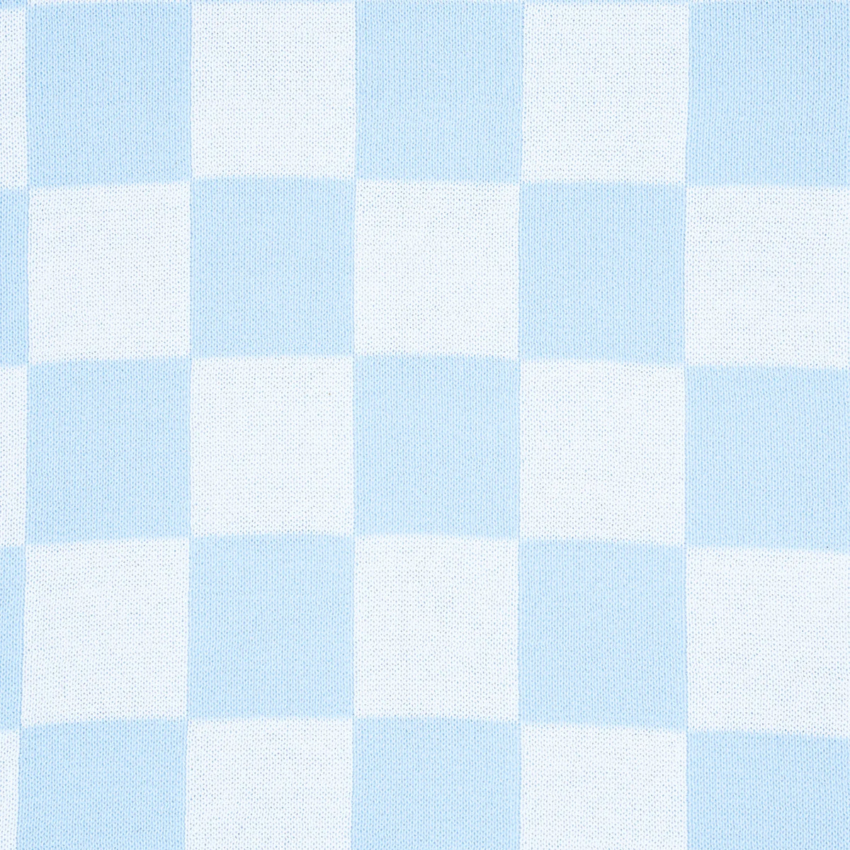 Checker Jacquard Knit Baby Blanket