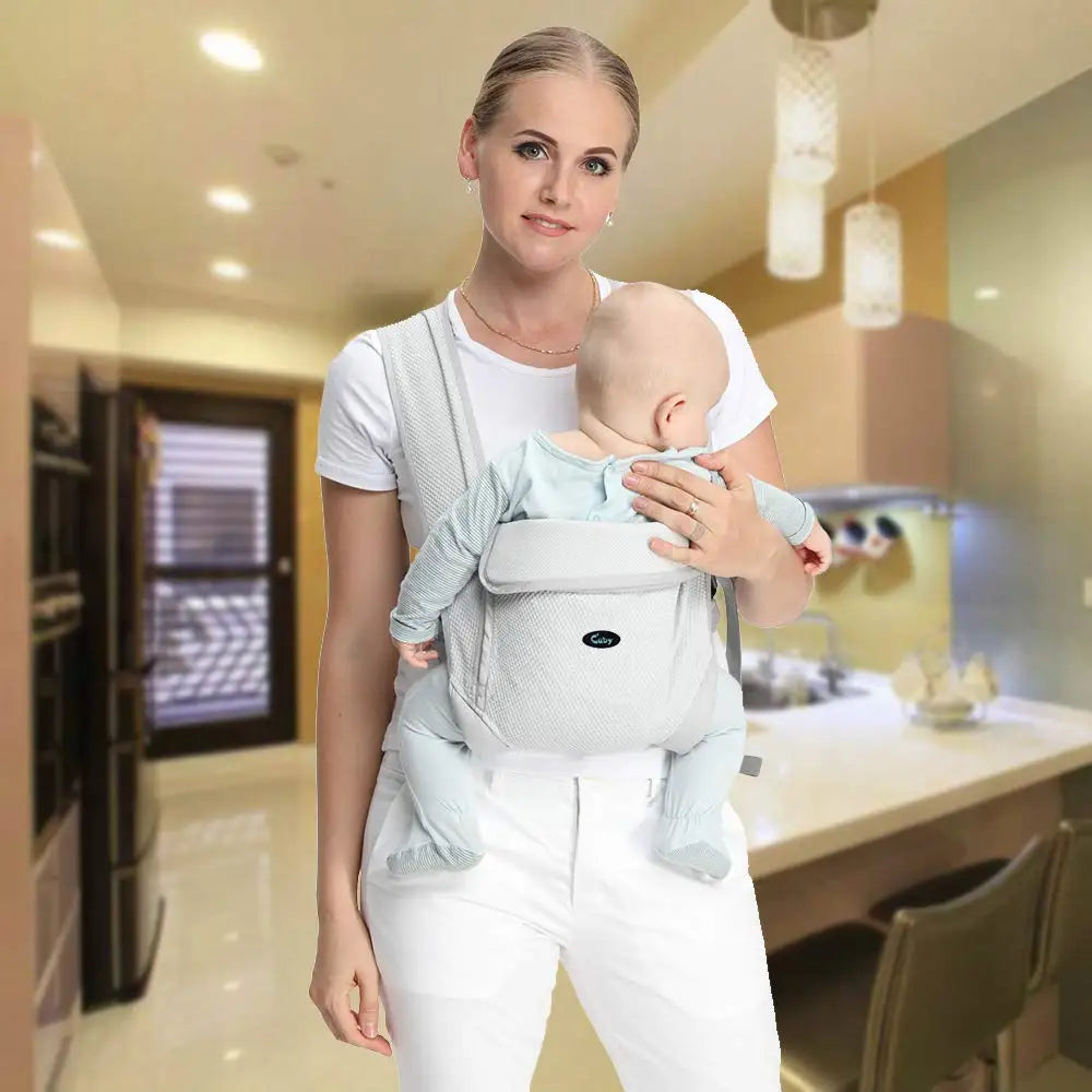 Baby Carrier Natural Cotton Ergonomic Baby Carrier Backpack Carrier Kangaroo Baby Sling Easy Wearing Newborn Infant Toddler
