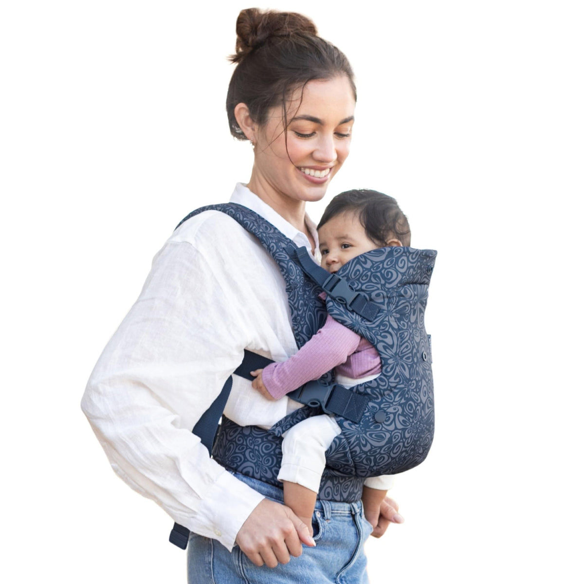 Infantino 4-in-1 Ergonomic Baby Carrier for Newborn to Toddler – Gray