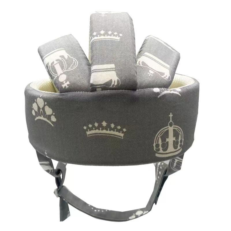 Baby Walking Safety Helmet – Anti-Collision Toddler Hat, Breathable Cotton Protective Cap