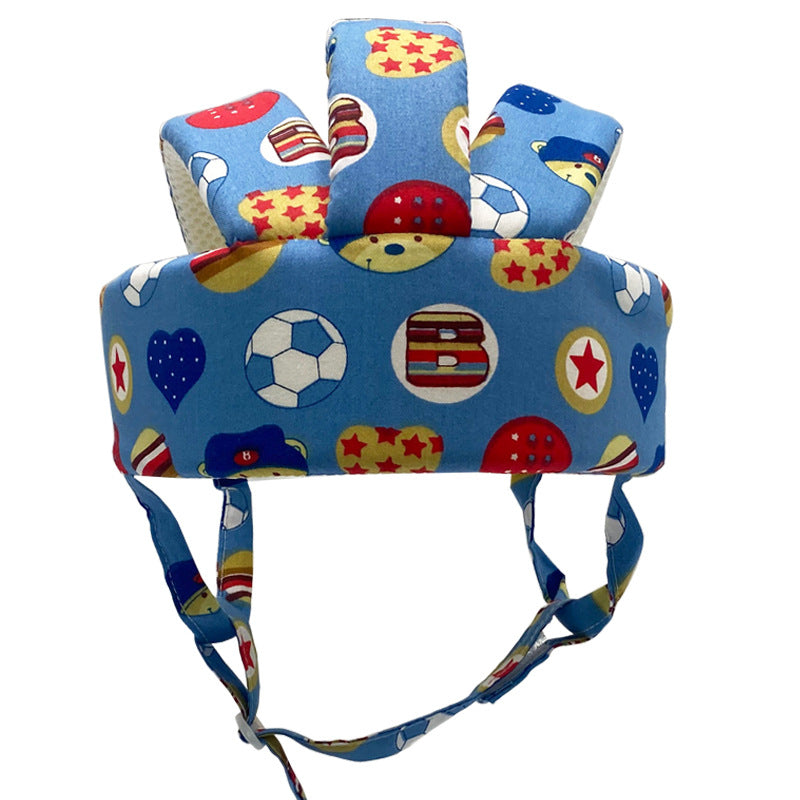 Baby Walking Safety Helmet – Anti-Collision Toddler Hat, Breathable Cotton Protective Cap