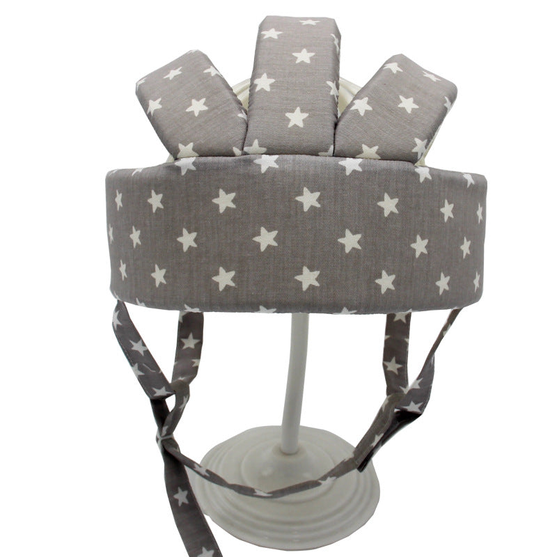 Baby Walking Safety Helmet – Anti-Collision Toddler Hat, Breathable Cotton Protective Cap