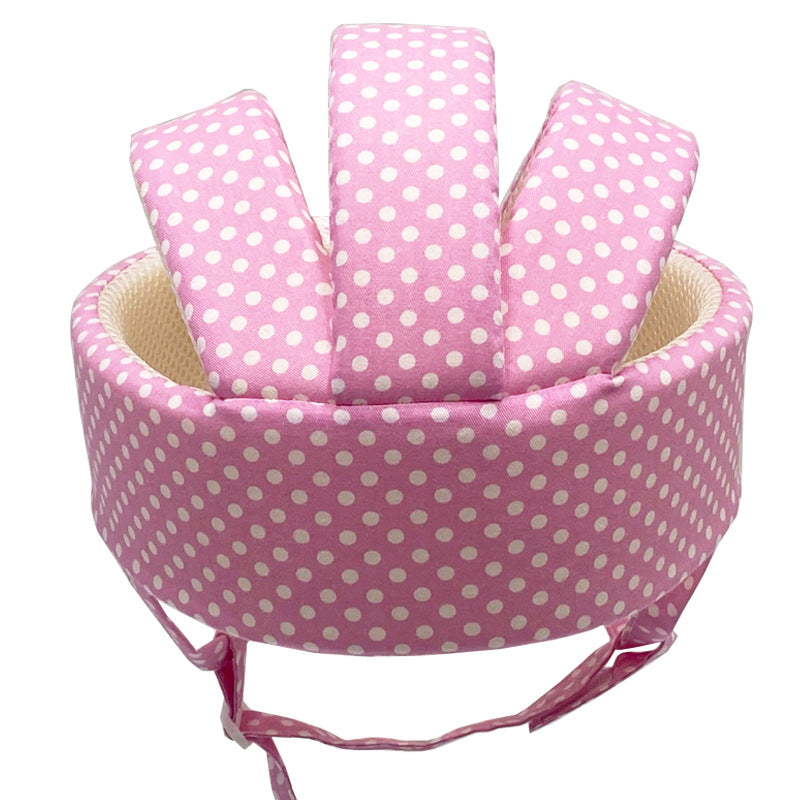 Baby Walking Safety Helmet – Anti-Collision Toddler Hat, Breathable Cotton Protective Cap
