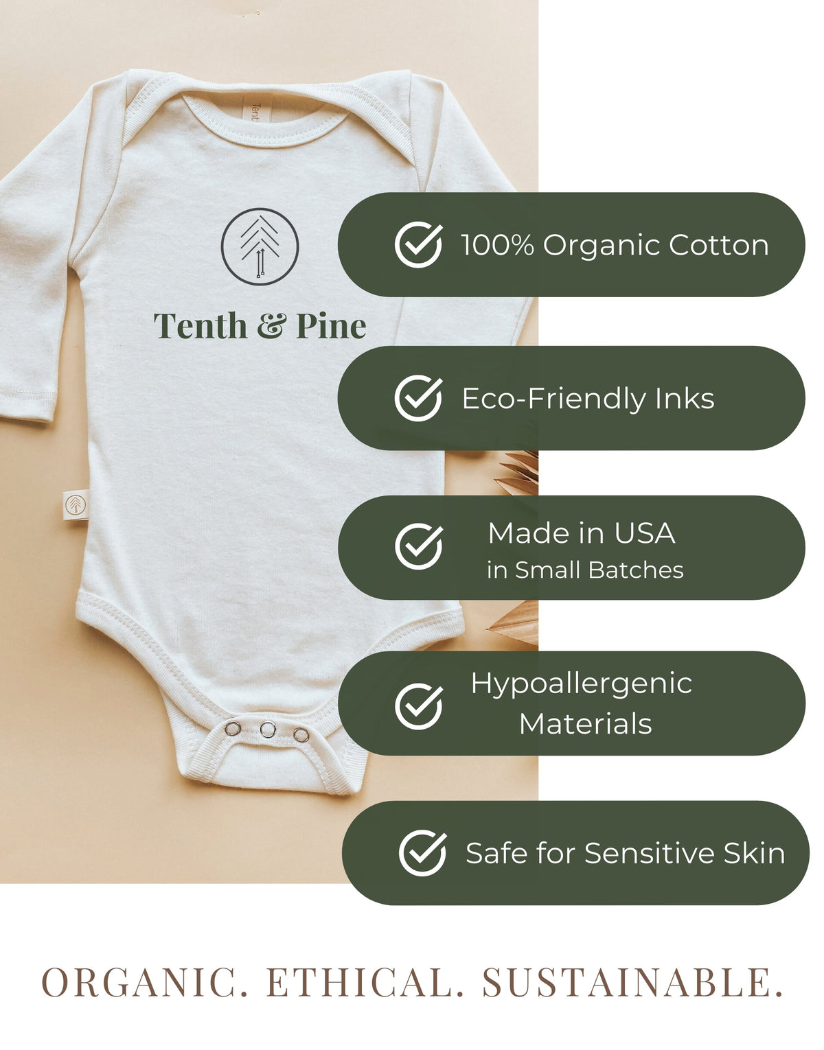 Mama is my Bestie Organic Baby Bodysuit