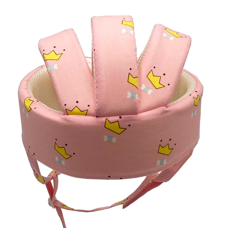 Baby Walking Safety Helmet – Anti-Collision Toddler Hat, Breathable Cotton Protective Cap