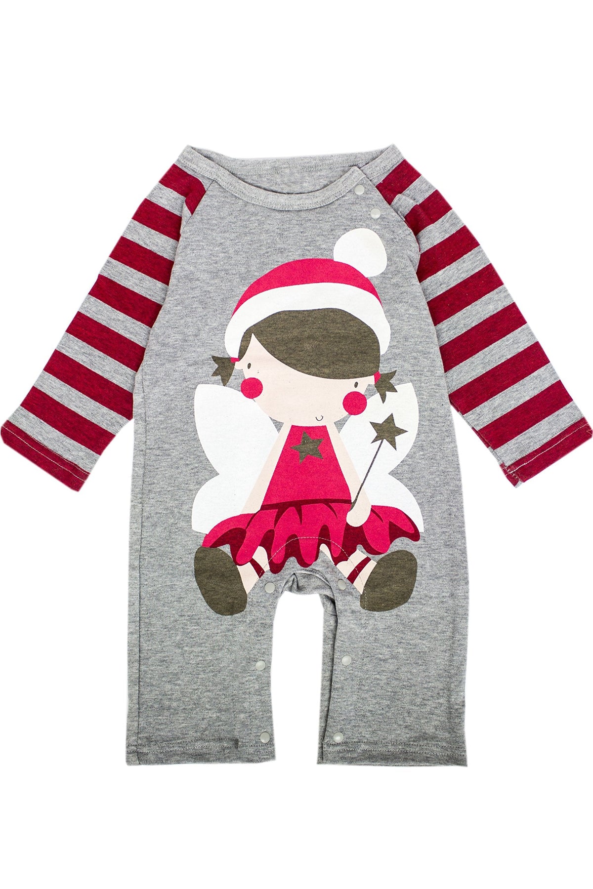 stylesilove Infant Toddler Long Sleeve Soft Cotton Unisex Baby Coverall Jumpsuit