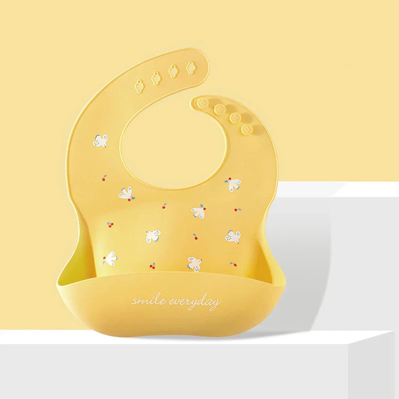 Waterproof Baby Bibs with Snaps – Washable Feeding Bibs