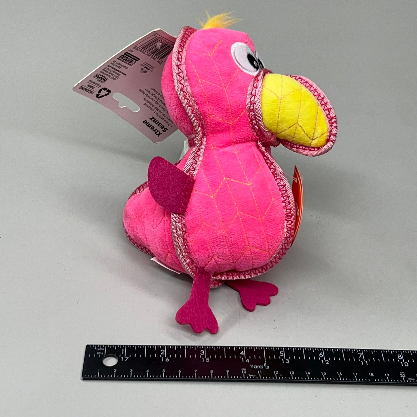 Outward Hound Xtreme Seamz Flamingo Dog Toy – Medium Pink, 2-Pack