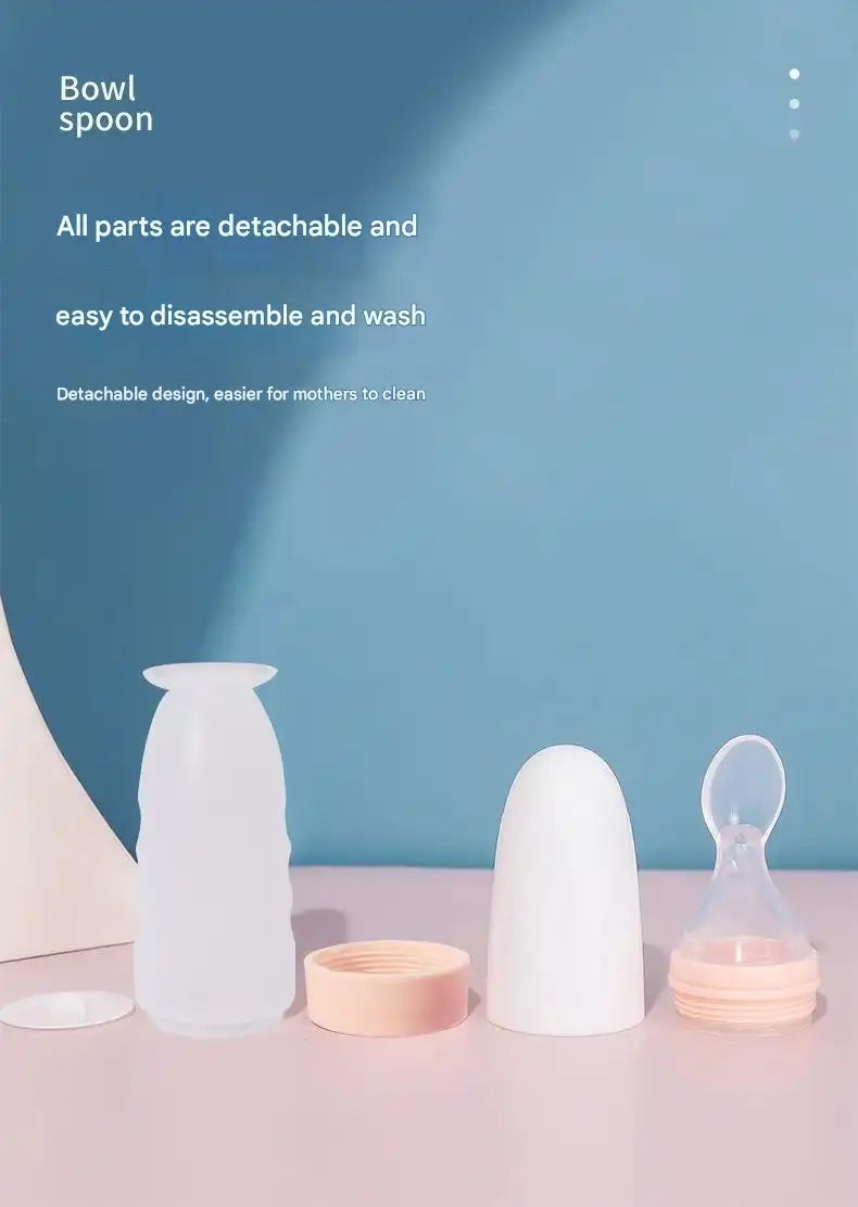 Baby Silicone Feeding Spoon – BPA-Free for Infants 6+ Months