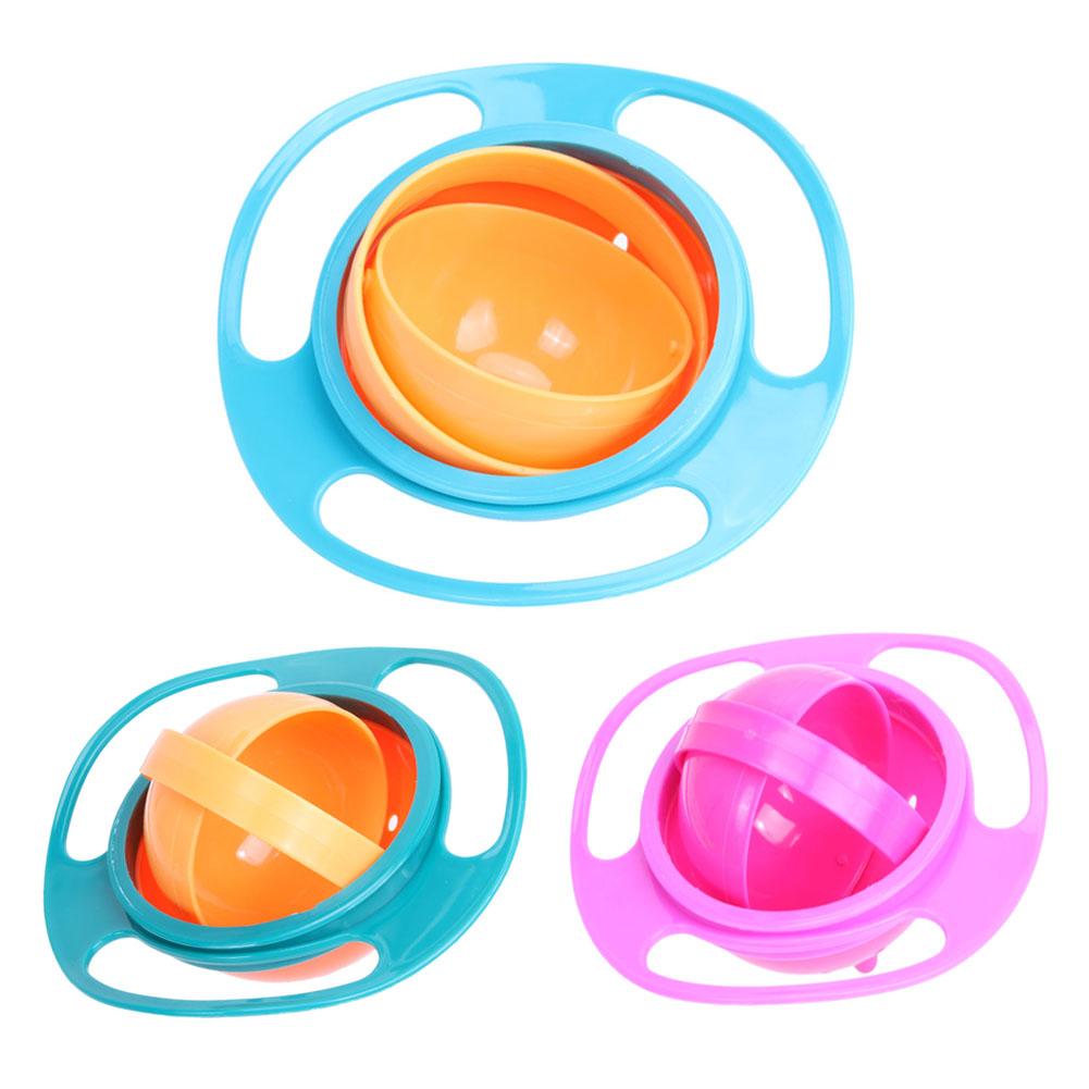 Spill-Proof 360° Baby Bowl | Anti-Spill Gyro Feeding Dish