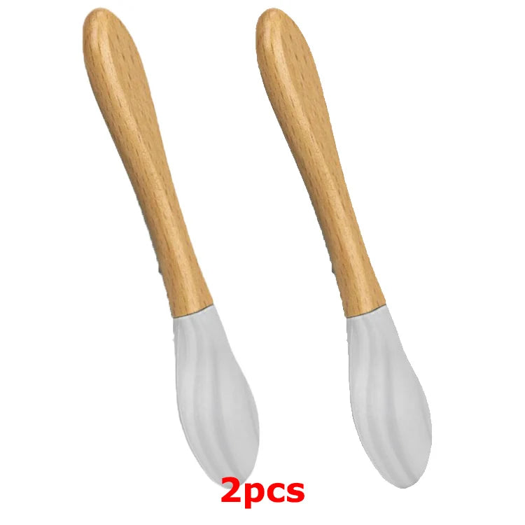 Baby Silicone Suction Bowl & Spoon Set – Non-Slip Feeding Tableware