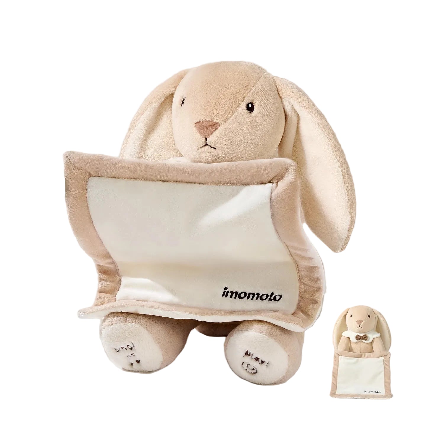 MEACAOFG™ Baby Elephant Interactive Plush Toy – Musical Peek-a-Boo