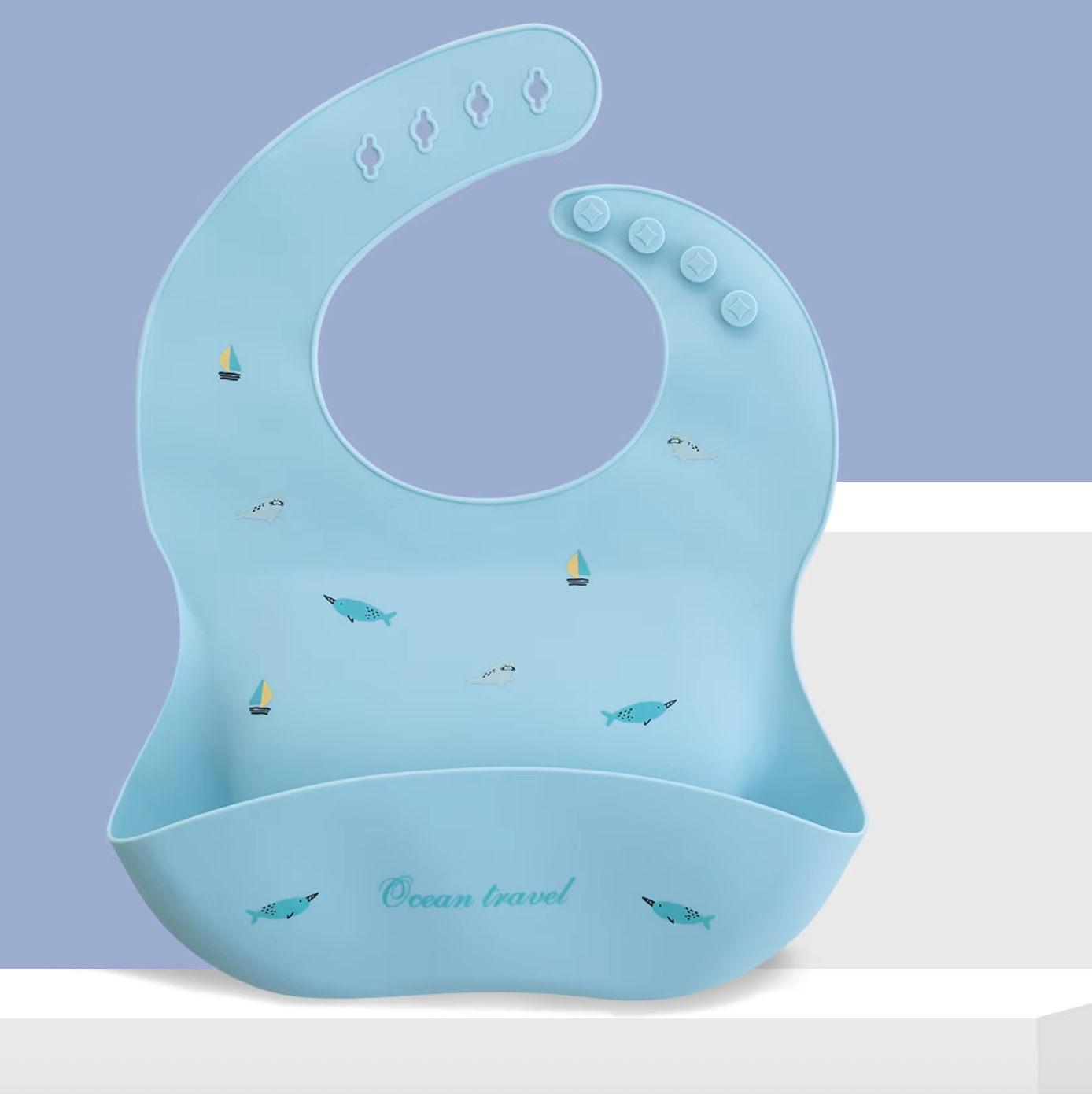 Waterproof Baby Bibs with Snaps – Washable Feeding Bibs
