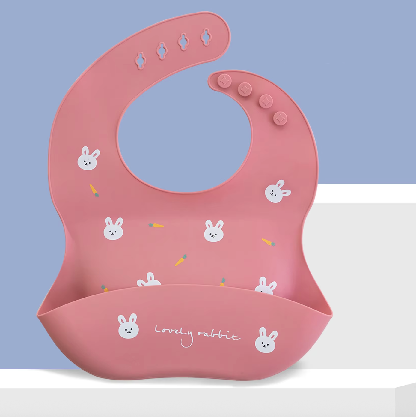 Waterproof Baby Bibs with Snaps – Washable Feeding Bibs