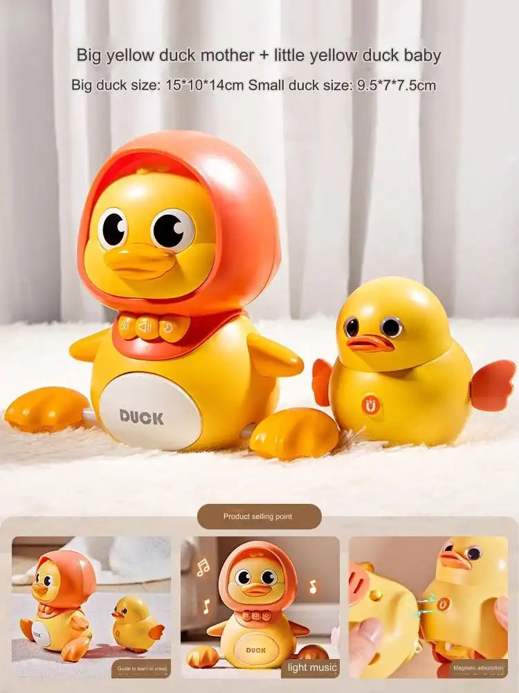 Premium Plush Sleeping Duck Toy for Babies (0–3 Years)