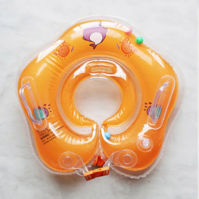Inflatable Baby Neck Float Ring – Swimming & Bath Safety Tube for Infants