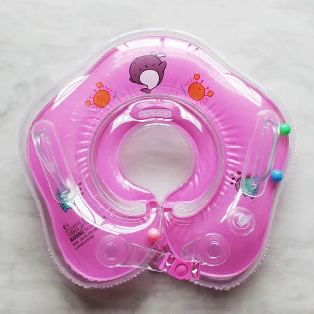 Inflatable Baby Neck Float Ring – Swimming & Bath Safety Tube for Infants