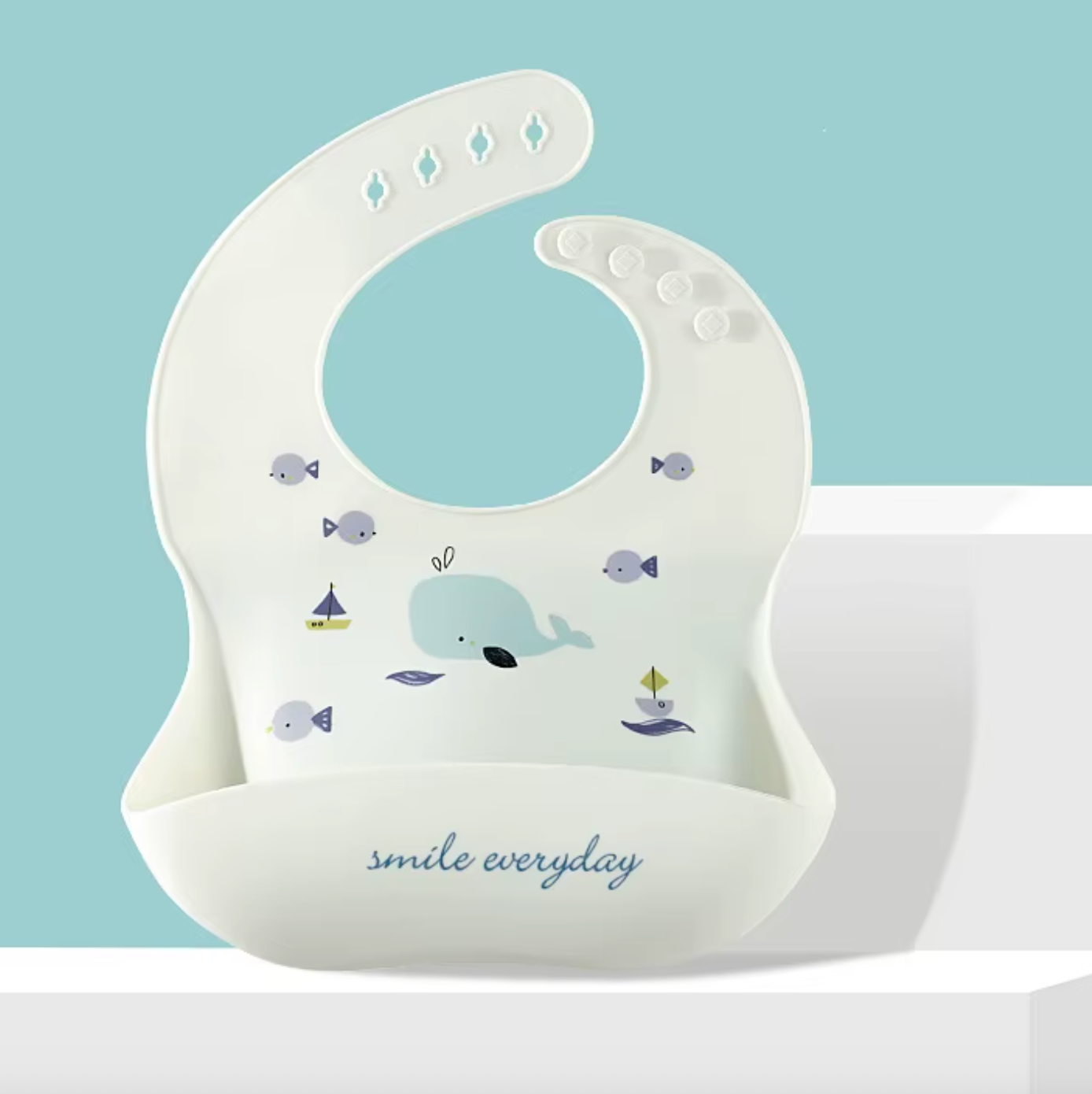 Waterproof Baby Bibs with Snaps – Washable Feeding Bibs