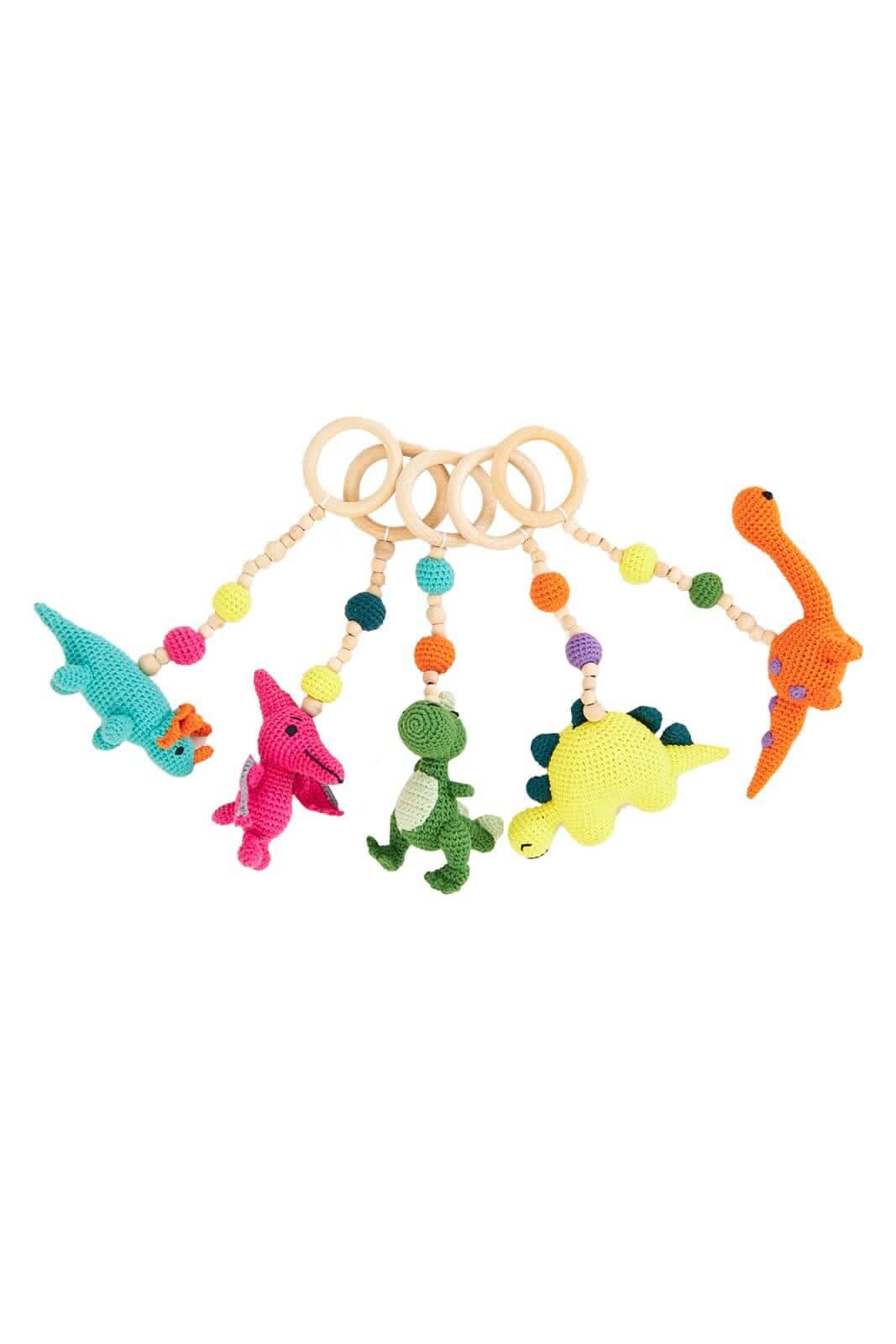 Montessori Wooden Baby Gym with Hanging Toys