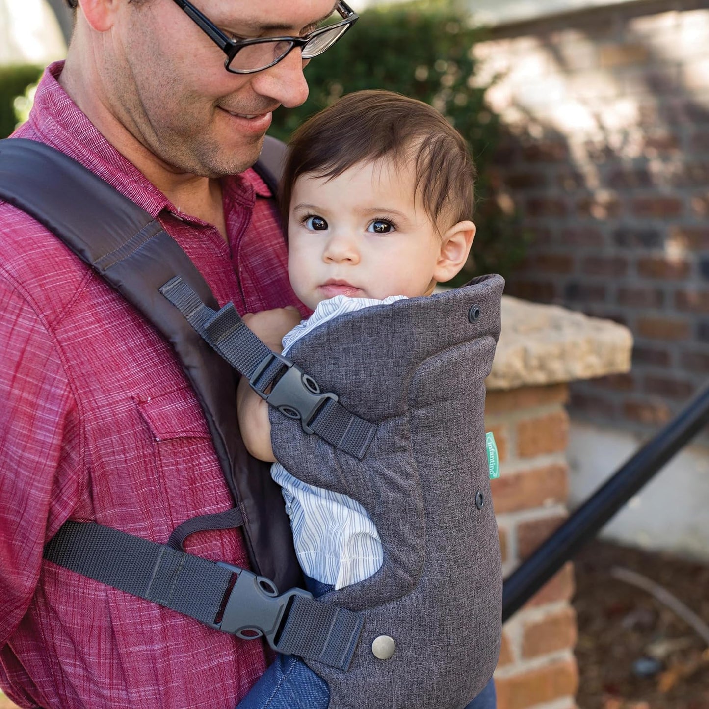 Infantino 4-in-1 Ergonomic Baby Carrier for Newborn to Toddler – Gray