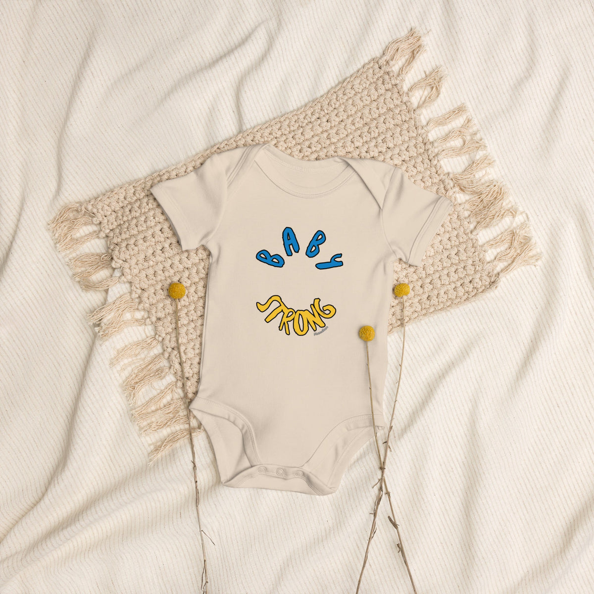 Baby Strong Organic Cotton Infant Onesie