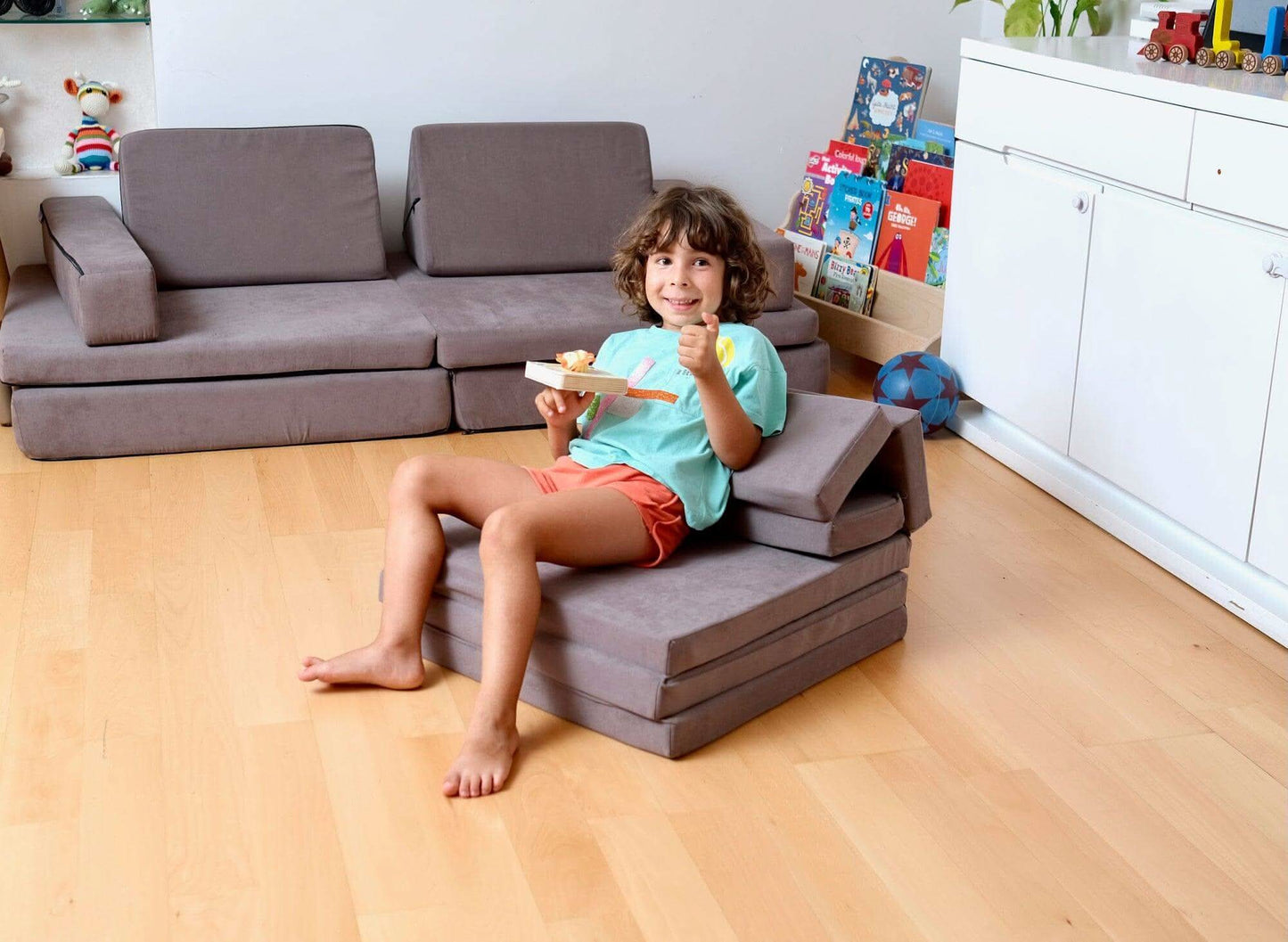 Kids Play Mat & Convertible Couch for Fun & Relaxation