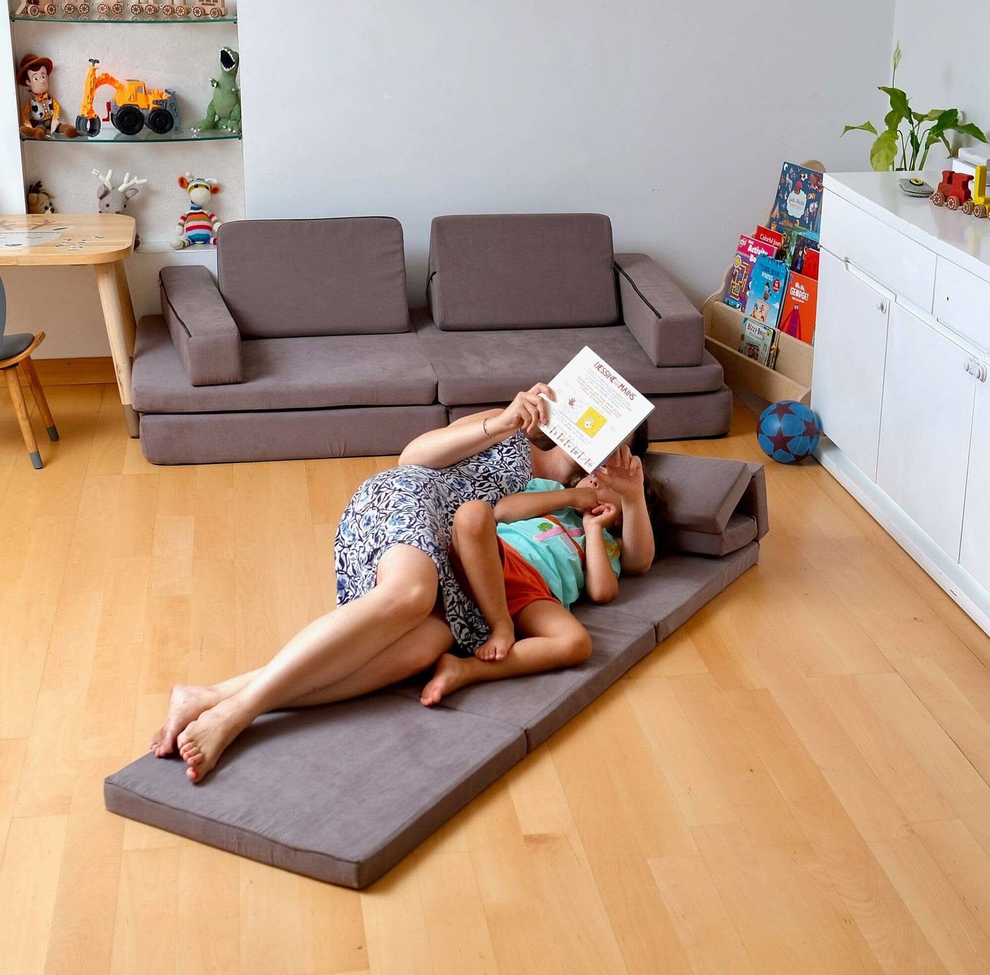 Kids Play Mat & Convertible Couch for Fun & Relaxation