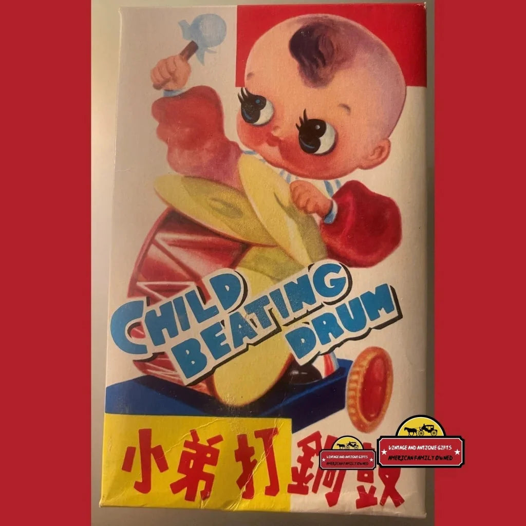 Vintage Tin Clockwork Drummer Boy Toy – Fully Working