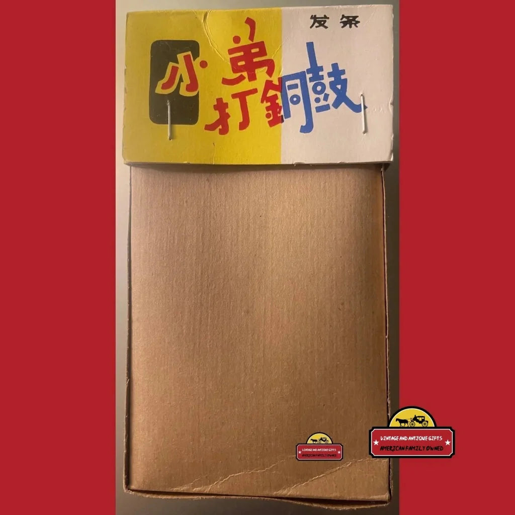 Vintage Tin Clockwork Drummer Boy Toy – Fully Working